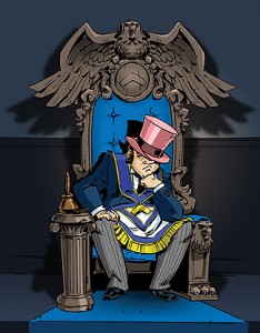 Brother Brother in pink top hat