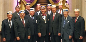 Attendess of the special 33° ceremony