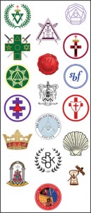 Logos of Various Masonic Week participants