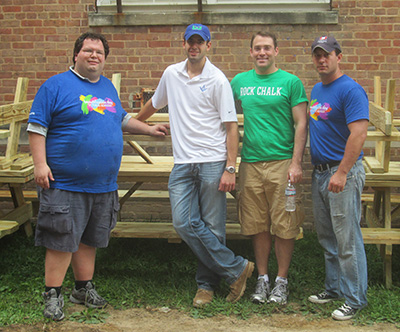 Volunteers for DC Public School “Beautification Day”