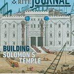 May-June 2020 Scottish Rite Journal Cover - Building Solomon’s Temple - Glass stereopticon slide, depicting the building of King Solomon’s Temple
