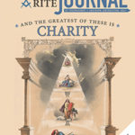 Illustration of Jacob’s Ladder from the Entered Apprentice Degree, depicting the three theological virtues: (top to bottom) Charity, Hope, and Faith